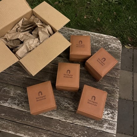 Customized Watch Boxes in use