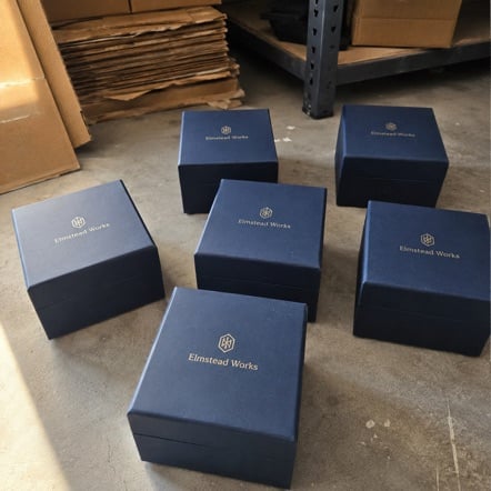 Customized Watch Boxes in use